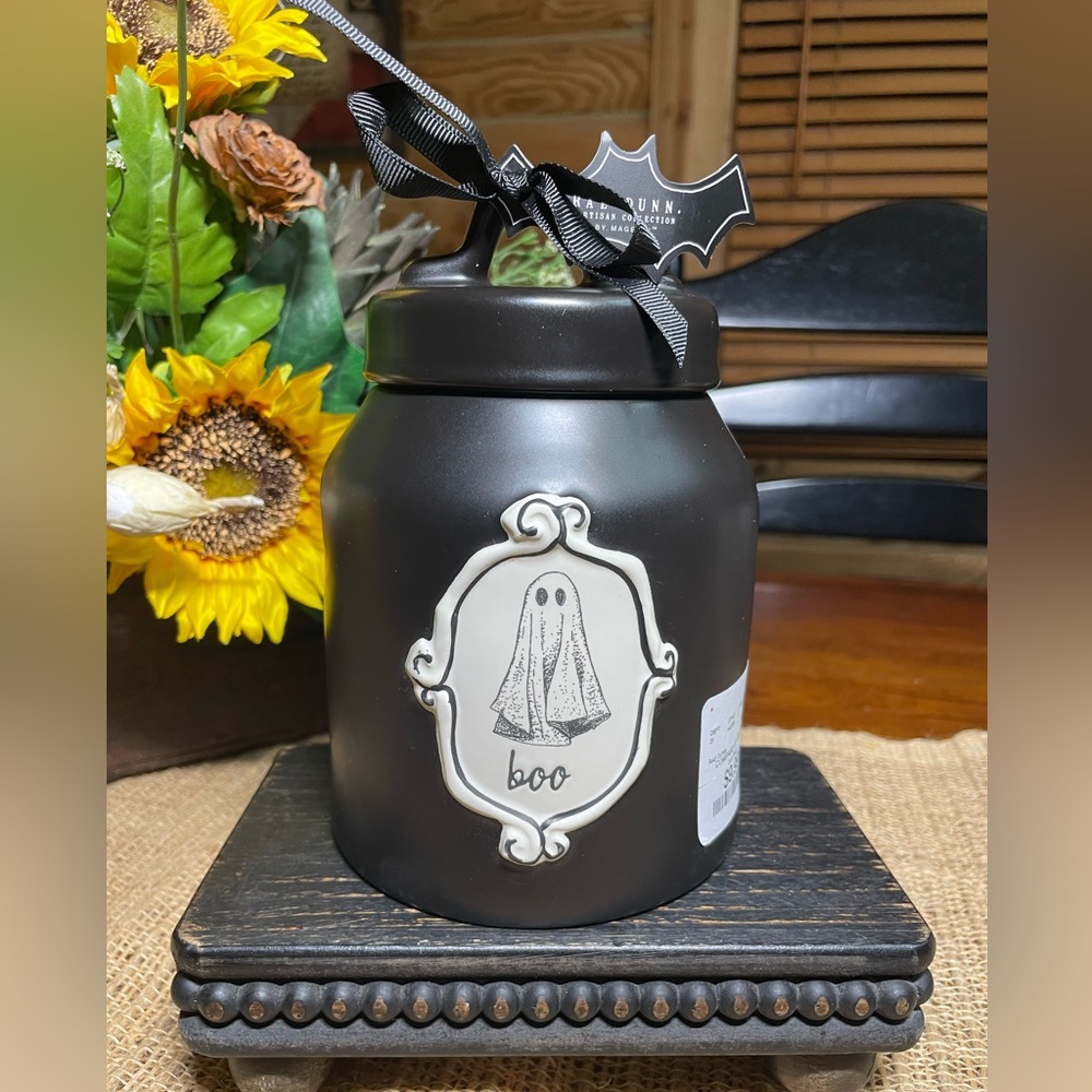 BOO GHOST Rae Dunn HALLOWEEN Canister
